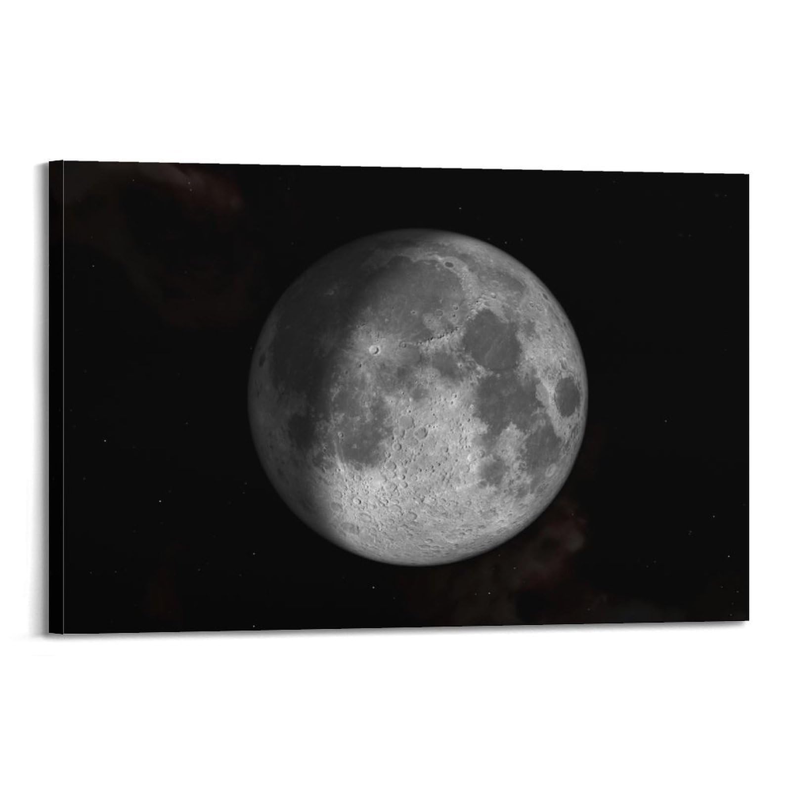 OKAHYS Space Poster Moon Dark Decorative Painting Canvas Wall Artworks Picture 24x36inch(60x90cm)