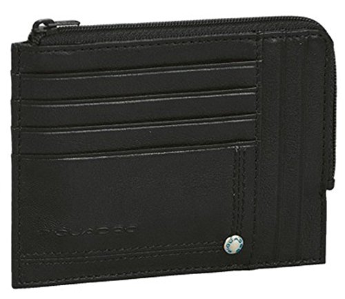 Preisvergleich Produktbild Piquadro Geldbörse mit Münzen schwarz Jazz PU1243W17 / N