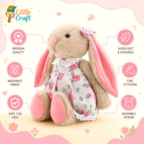 Image of Soft Bunnycat Plush Toy for Kids | Ultra-Soft Stuffed Bunny Rabbit Toy with Premium Plush Fabric | Cute Hug-Friendly Soft Toy for Babies, Toddlers, Girls & Boys (35 CM)