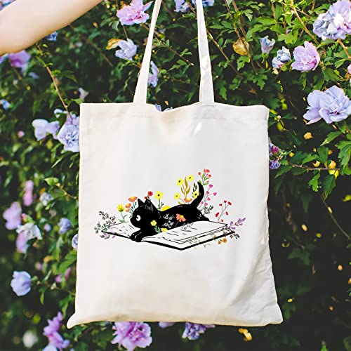 Andeiltech-Canvas-Tote-Bag-for-Women-Aesthetic-Cute-Cat-Shopping-Grocery-Reusable-Bags-with-Inner-Zipper-Women-Gift