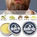 FULLLIGHT TECH 2 Packs Beard Balm,100% Nature Mustache Wax/Balm for Men Gifts Set Beard Cream/Butter for Beard Growth Softening Styling Moisturizing 1.4 Oz/Tin
