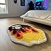 HYPEECE Flame Bape Rug 28x20 Inch – Cool Hypebeast Rugs for Bedroom, Bathroom & Man Cave, Soft Absorbent Non-Slip Machine Washable Area Rug, Gift for Kids & Teens, Hypebeast Room Decor (28”x20”)