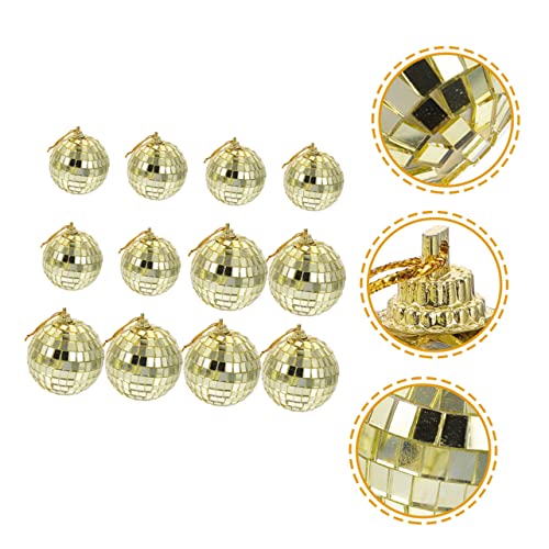 Christmas tree decoration : lot de 72 balles suspendues disco