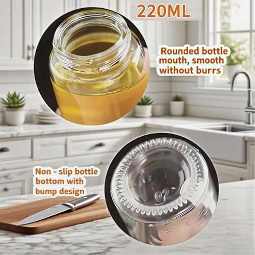 Image of YETI Glass Oil Sprayer Bottle for Kitchen (220ml) - 100% Food-Safe Vinegar & Olive Oil Spray Bottle for Healthy Cooking, Salad Dressing, Air Fryer, BBQ & Grilling Rambler 20 (Multi-color)