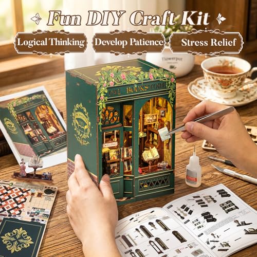 CUTEBEE Owl Bookstore Book Nook Kit thumbnail 4