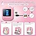 CAMCLID Kids Instant Print Camera, 12MP & 1080P Video, 32G Card & Print Paper, Selfie Camera for Toddlers, Perfect for Christmas & Birthday Gifts for Girls & Boys Age 3-12 (Pink)