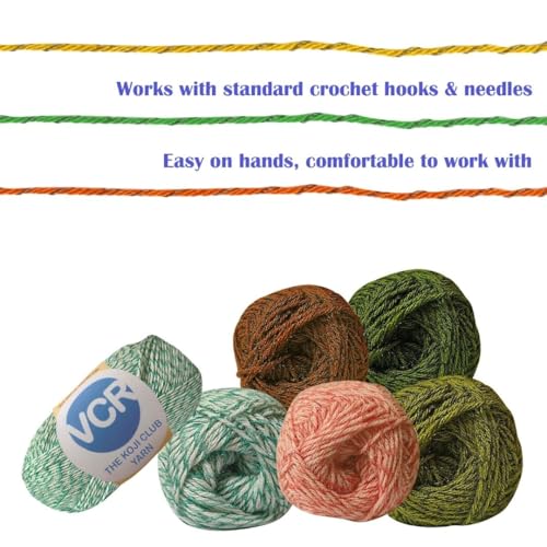 Image of VCR Dusty Rose and Berry Color Yarn, 100 Grams Hank, 275 Meters Length, 80% Acrylic, 20% Nylon Ball The Koji Club Yarn for Crochet and Knitting, Pack of 1, Suitable for DIY