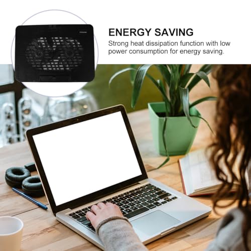 Enfriador portátil para laptop con doble ventilador USB miniatura 3