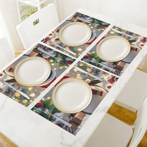 Set de table facile à nettoyer en vinyle pour protéger la table de cuisine - 7