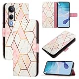 Rfvzubemok Compatible with Vivo V50 Lite 5G,Compatible with Vivo V50 Lite 4G PU Leather Flip Stand Case Cover GZ