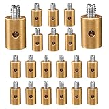 MCSDFN 20PCS Solderless Cable Nipples Universal 6mm Throttle & Brake Cable Ends Solderless Throttle Cable Nipple Accessories for Car Motorcycle Bicycle