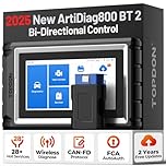 TOPDON Valise Diagnostic Auto AD800BT V2.0 Bluetooth, Valise Diagnostic multimarque bidirectionnel, pour système Complet avec 28 Réinitialisations, Deux Ans de mises à Niveau gratuites,Test d'actif