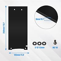 Vista 8 de Protector de parachoques más largo, guardabarros de absorción de impactos mejorado, protector de cubierta contra el polvo para el guardabarros