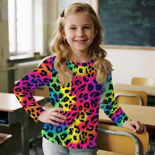 Image of Uourmeti Teens Girls Long Sleeve T Shirts Fall Outfits Boys Active Sportswear Running Tops