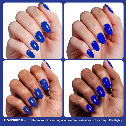 Image of Beetles Blue Gel Nail Polish - Royal Color Gel Polish 15ml Soak Off Uv /LED Nail Lamp Nail Art Design Manicure Salon Diy Home for Women