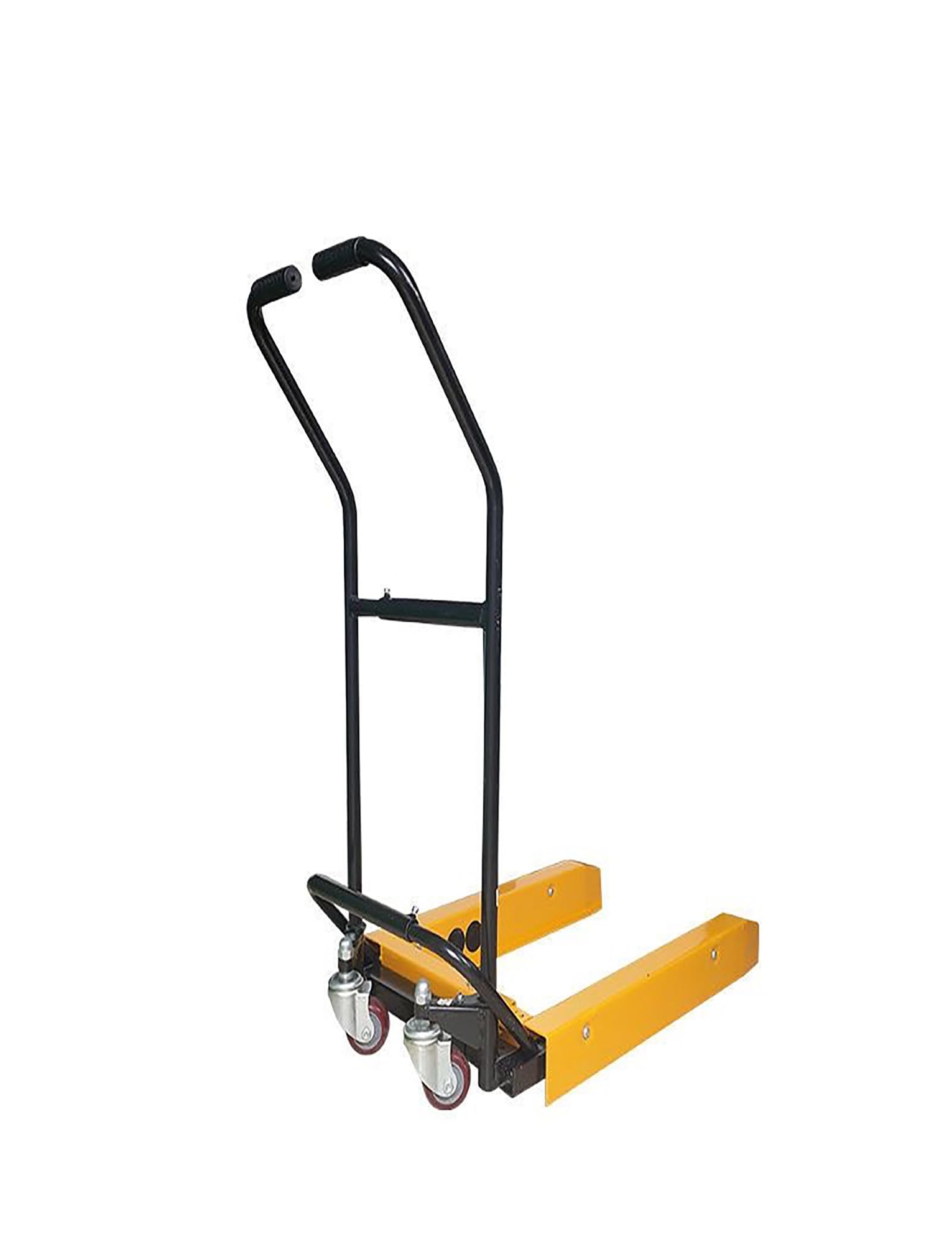 Carretilla manual, for for contenedores de 14,96 a 24,41 pulgadas de ancho y 31,5 pulgadas de largo. Carretilla elevadora con cesta acuática de altura ajustable. Carretilla de movimiento práctica.