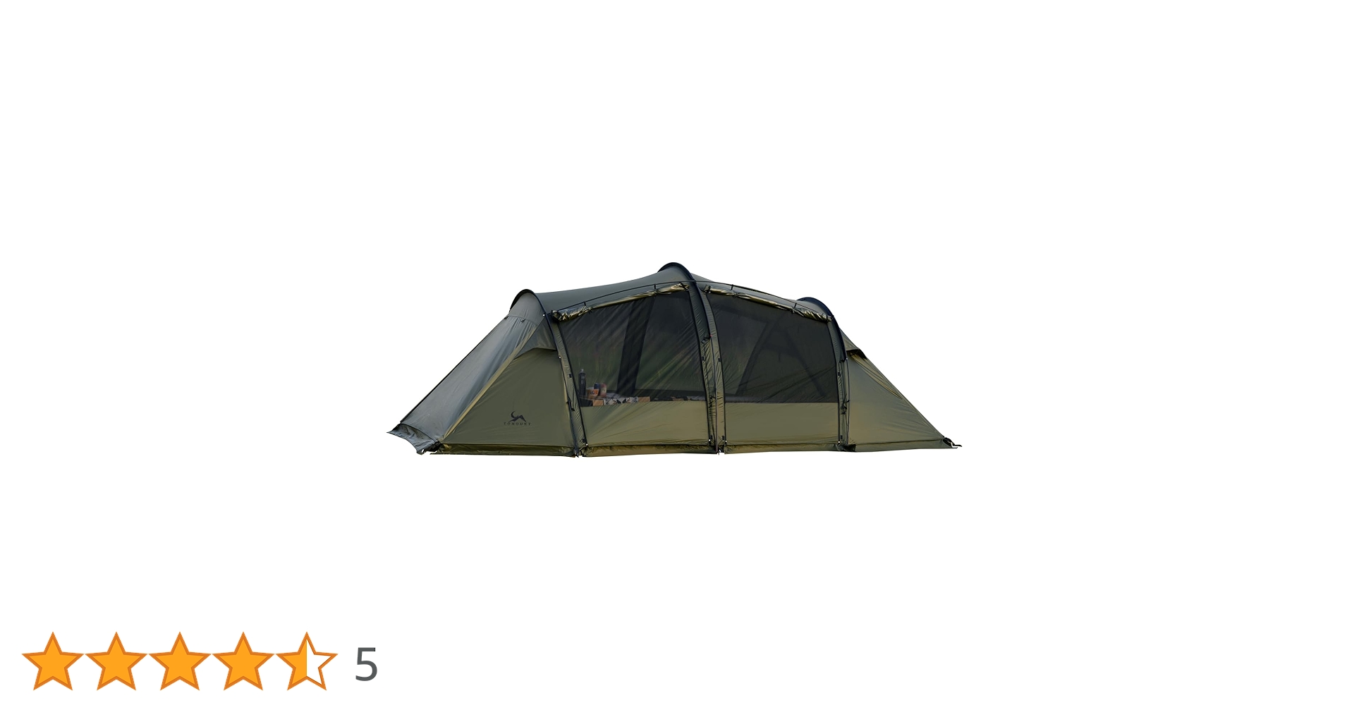 Amazon.co.jp: TOMOUNT トンネルテント 2ルームテント 2人用 ツー