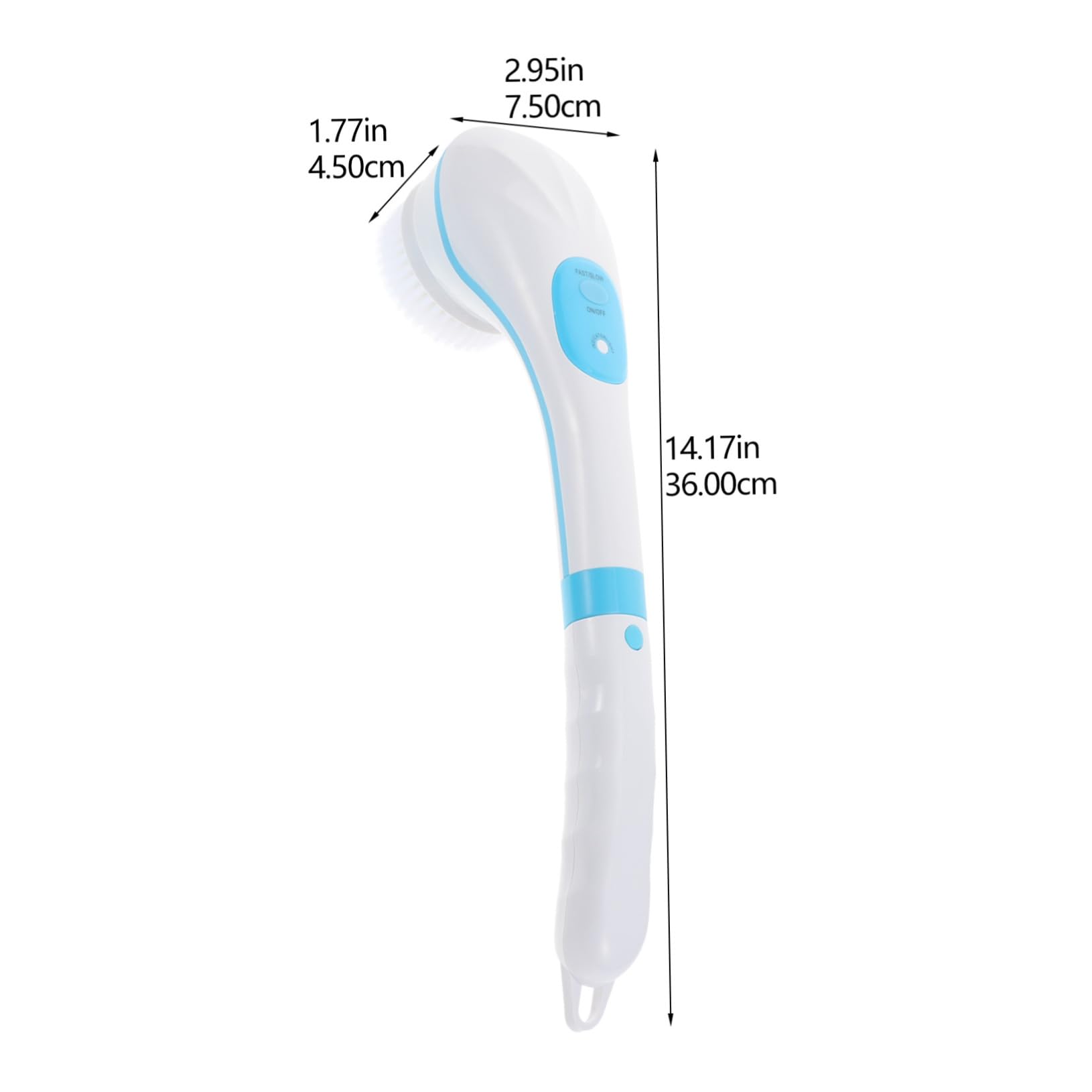 TOPBATHY Elektrische Badebürste mit USB ladung Rotierende Peeling bürste Sanfter Hautschutz Reichhaltiger Schaumerzeugung Multifunktional für Rücken Gesichtsreinigung Hautfreundlich