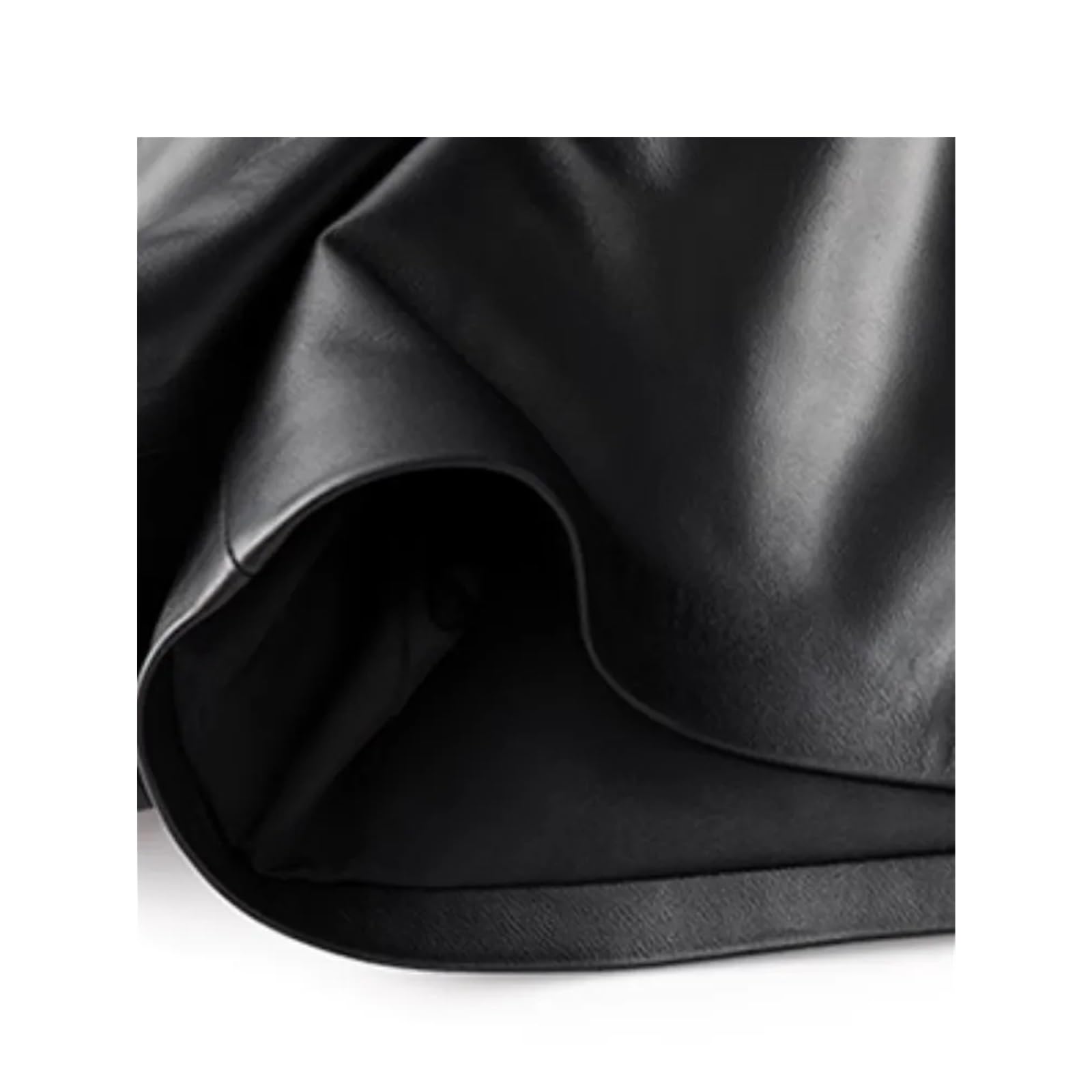 Shorts para Mujer Cuero Pantalones Cortos de Cuero for Mujer, elásticos, Cintura Alta, Informales, Negros, con Pierna Ancha