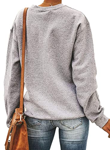 Image of Women's St Patrick's Day Shamrock Sweatshirt Irish Shirts Pullover Top Cute Long Sleeve Holiday Outfit & Gift