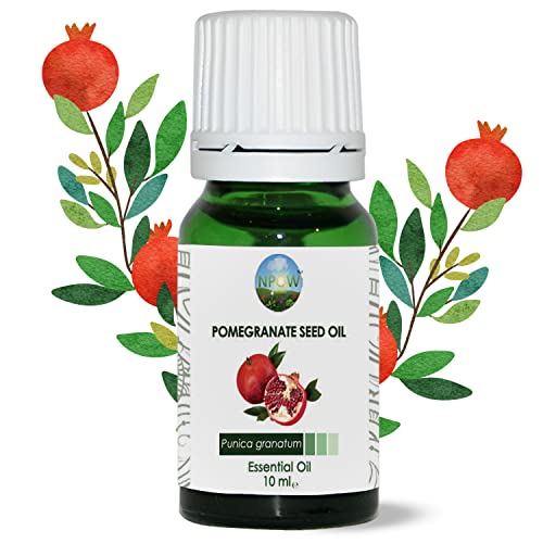 NPOW Pomegranate Essential Oil - Pomegranate Oil for Diffuser, Organic Essential Oils Blend, Pomegranate Oil for Face, Essential Oil Infused with Pomegranate, Essential Oils for Skin - 10ml