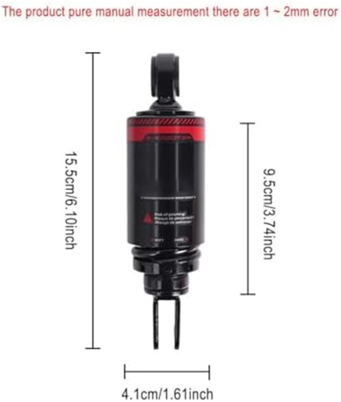 Hydraulikfeder vorne Stoßdämpfer, Passend für Ninebot, für Max G3 Elektroroller, Austausch der Hinterradaufhängungsfeder mit verbesserter Stoßdämpfung und Langlebigkeit