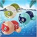 AOLUXLM Juguetes de Baño para Bebés de 1 Año, Aparato de Relojería Juguetes de Tortuga para Niños, 3 Packs Juguetes de Baño Juguetes de Agua para Niños