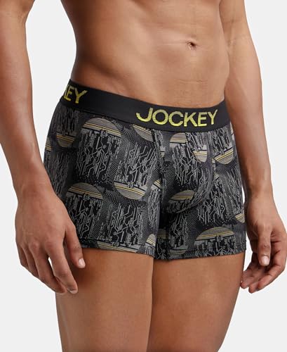 Jockey FP23 Men's Super Combed Cotton Elastane Stretch Printed Trunk with Ultrasoft Waistband (Prints May Vary) - Image 2