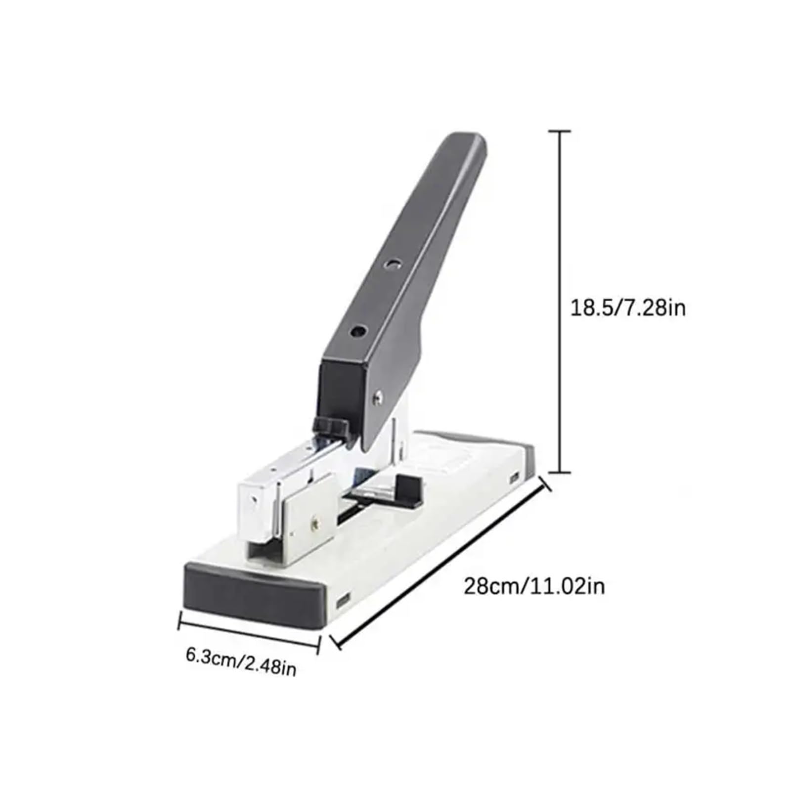 Cucitrice meccanica di grande capacità Graffette manuali for fogli carta Rilegatura con chiodi da 1000 pezzi 23/13 23/6