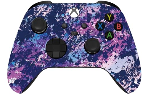 Image of Custom Controllerzz Wireless Controller for Microsoft Xbox Series X /S & Xbox One - Custom Soft Touch Feel - Custom Series X /S Controller (X /S Purple Chaos)