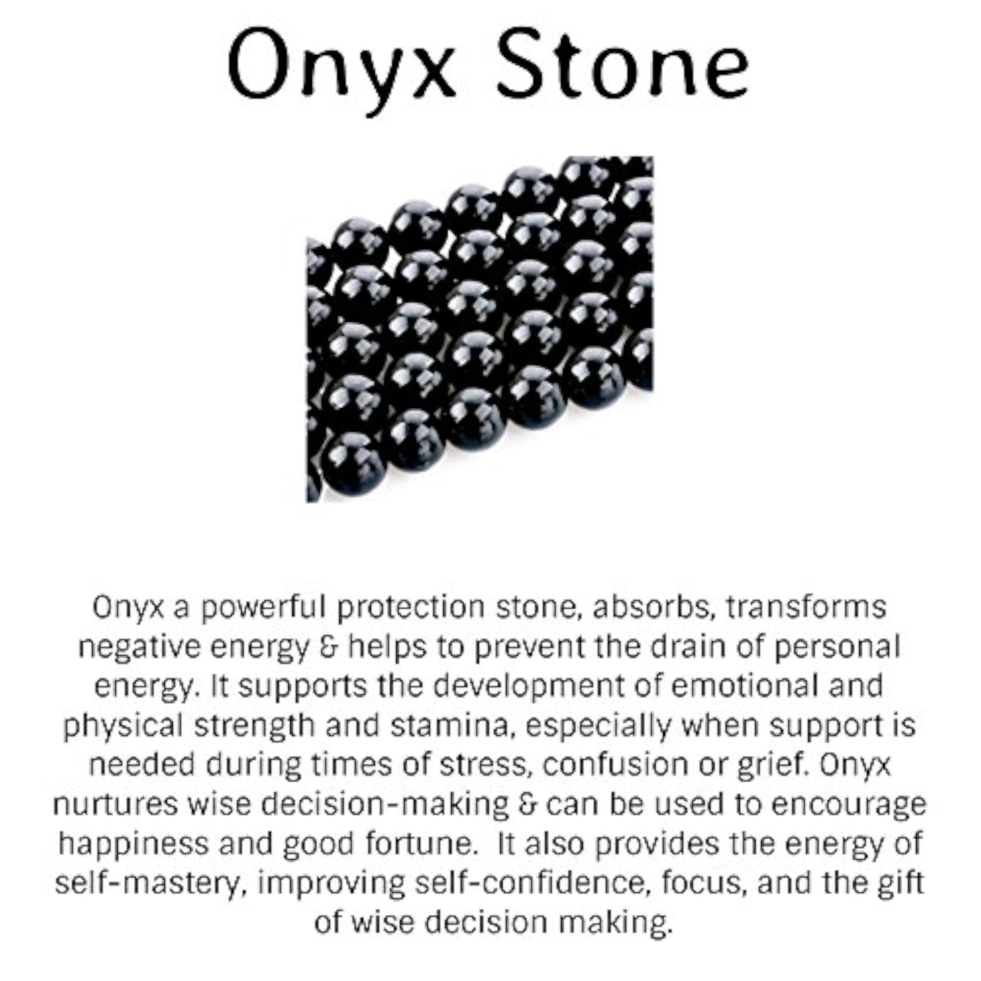 Luxuria Crystal & Onyx Stones Bracelet Jewellery