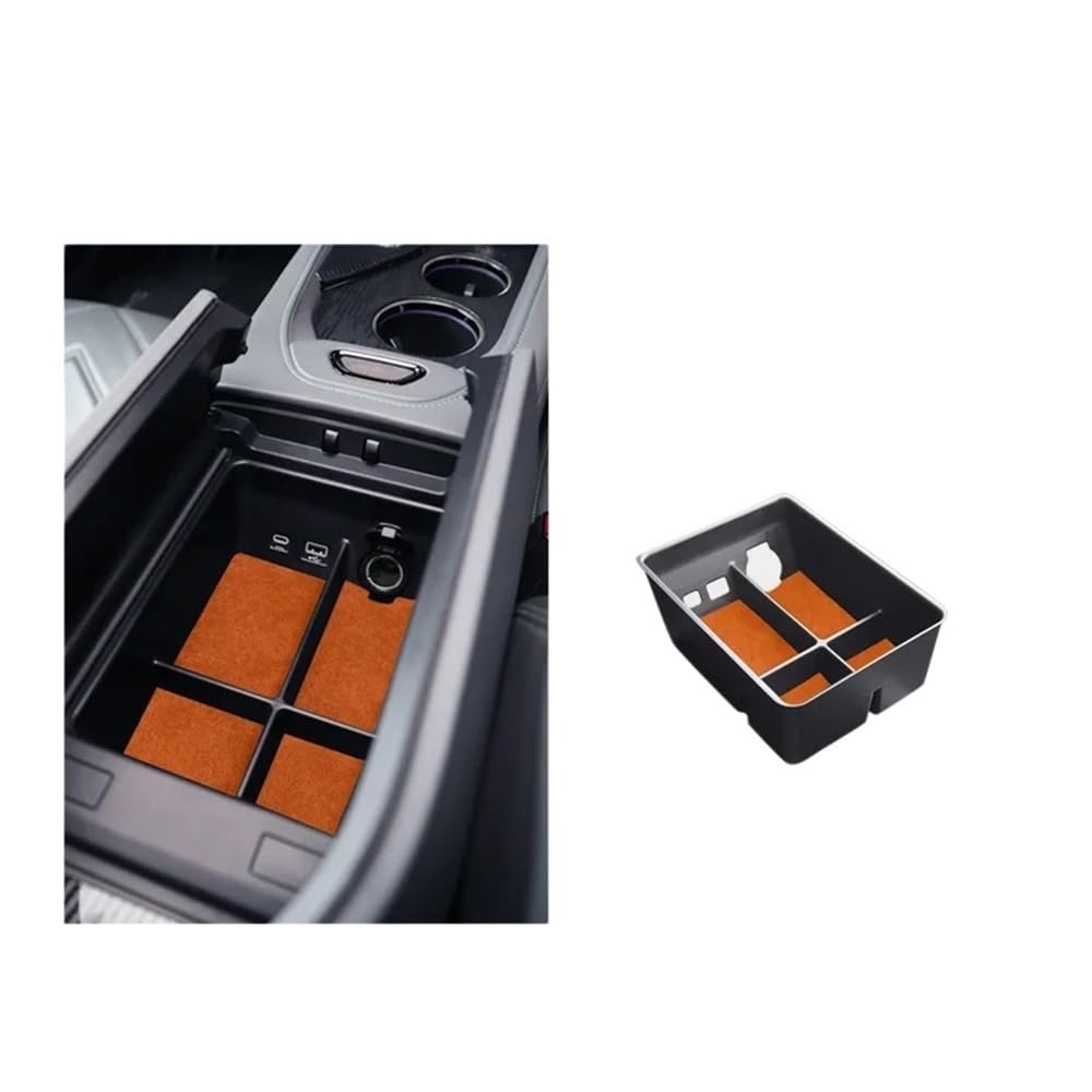 YHZRDMSK For ZEEKR 001 Center Control Storage Box Shelf Armrest Interior Car Supplies