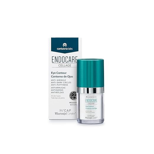 Cantabria Labs Endocare Cellage Contorno de Ojos - Crema Multifuncional Antiarrugas y Antibolsas, 15ml