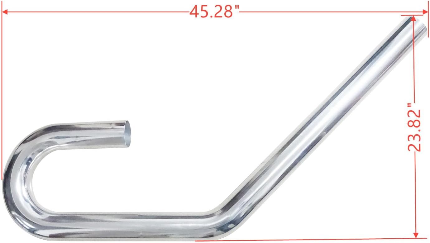 AC PERFORMANCE 3" OD Aluminum U-J Mandrel Bent Tube Intercooler Pipe