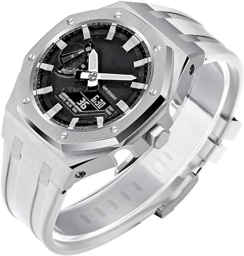Boîtier de montre en métal pour réparer boîtier rayé GA2100 GM2100 homme