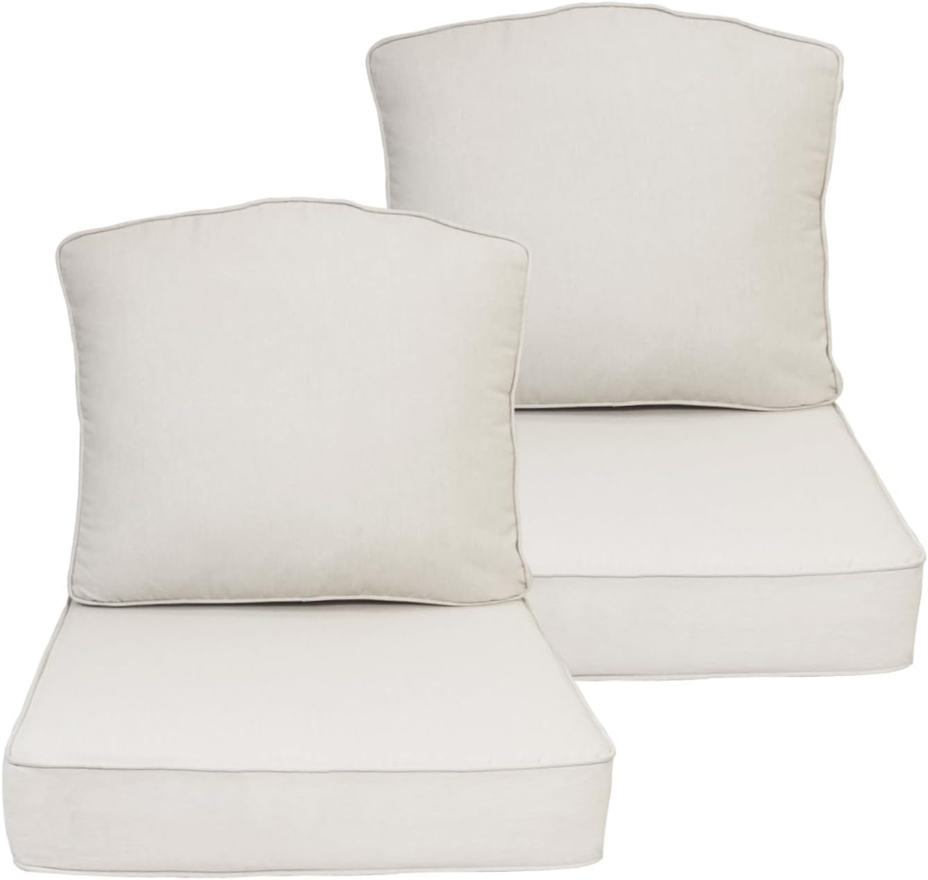 SunshineOutdoor In/Outdoor Seat Cushion Set 24x24x5.5 InchWaterproof