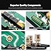 Fosi Audio LC30 VU Meter Amplifier Speaker Selector Switch Box Audio Visualizer 2 in 2 Out Vintage Switcher for High Power Stereo Class A, B, AB, D, Tube Amps Home Audio Component with Remote Control
