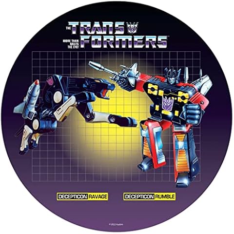 Icon Heroes Transformers: Ravage and Rumble Mouse Pad, Multicolor Cover