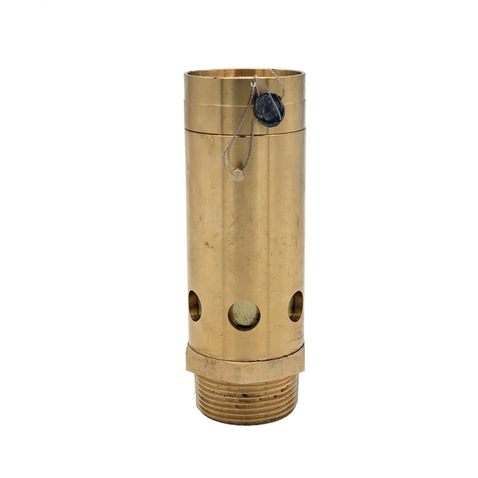 Valvola Sicurezza Ottone Valvola di sicurezza in rame a molla | 8/13/16 bar for scarico pressione compressore d'aria a vite(1",0.8Mpa)