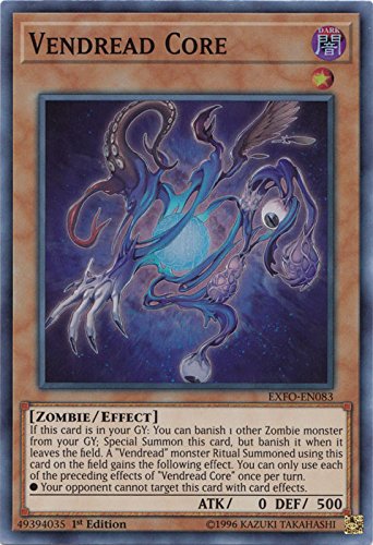 Amazon.com: yu-gi-oh Vendread Core - EXFO-EN083 - Super Rare - 1st
