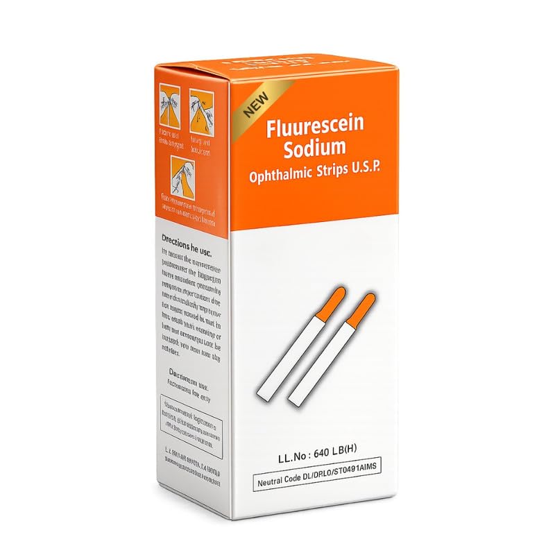 Cosmid Fluurescein Sodium Opthalmic Strips (100 Pcs)