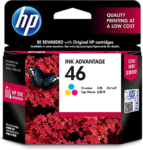 HP 46 Cyan, Gelb