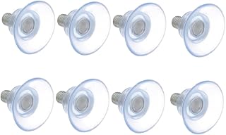 DOITOOL 8pcs Screw Suction Cup Suction Cups for Glass Table Tops Suction Cups for Windows Desktop Desk Plastic Furniture Sucker Glass Sucker Glass Table Suction Cups Sucker Hanger Pad Iron
