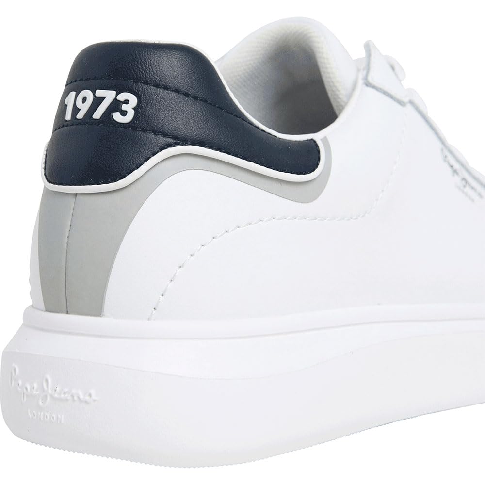 Pepe Jeans Zapatillas de Piel Eaton One Blanco