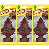Little Trees Air Freshener Tree LTZ016 Leather Fragrance For Car Home Boat Caravan - Triple Pack (Pack of 2) #1