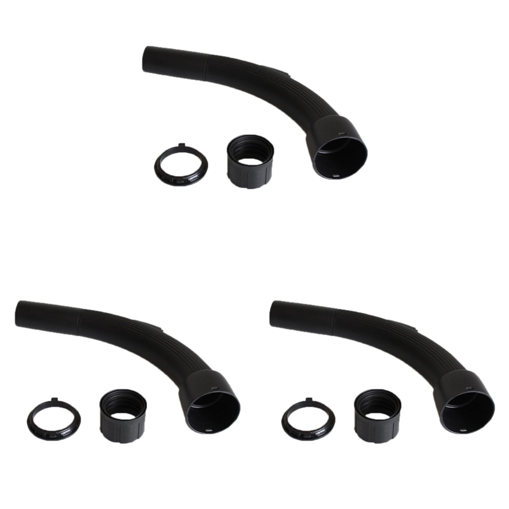 Vjsujehgy 3X Universal Vacuum Cleaner Hose End Part Bend Bent Handle Tube Wand Set 32mm Household Supplies