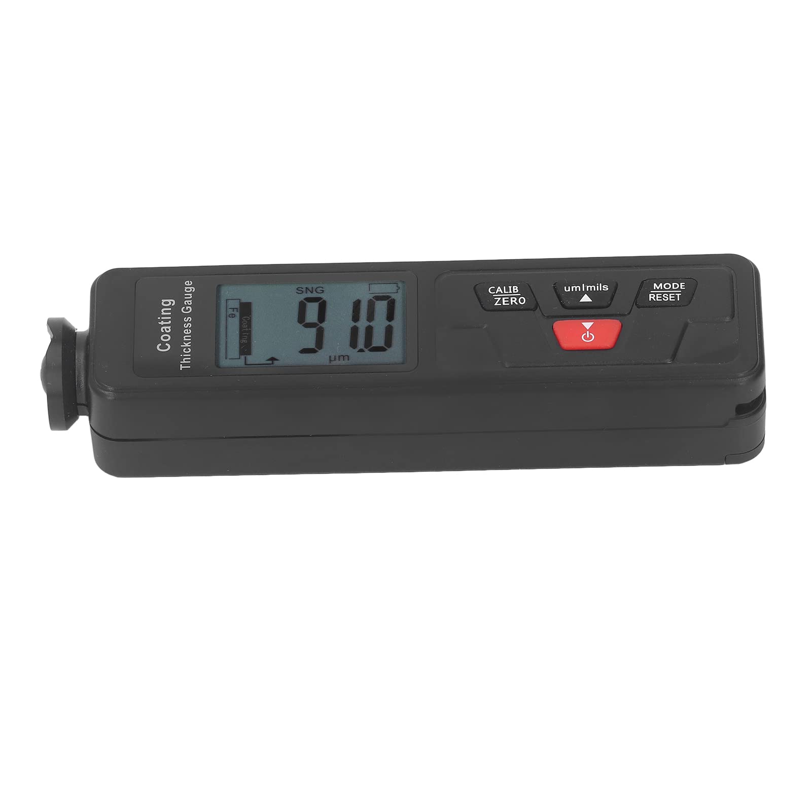 Miernik Grubości Lakieru Cyfrowy Miernik Grubości Powłoki ABS Od 0 do 1500 um Rozdzielczość 0,1 um Automatyczne Wykrywanie Fe NF z Wyświetlaczem LCD do Kontroli Samochodów Motoryzacja