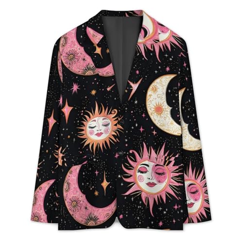 Moon and Sun Men's Slim Suit Long-Sleeve Prom Tuxedo Classic Two Button Business Jacket3