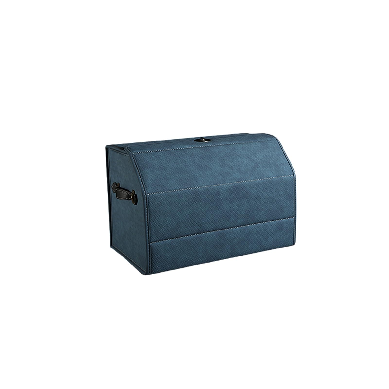 FYIYIEW car boot organiser, Car Organizers and Storage | Trunk Suede Leather Box | Collapsible Organizer