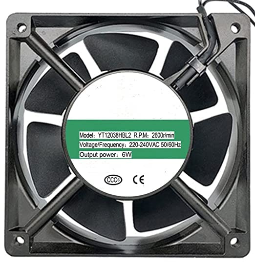 220V 6W 12038 Cooling Fan 120X120X38mm